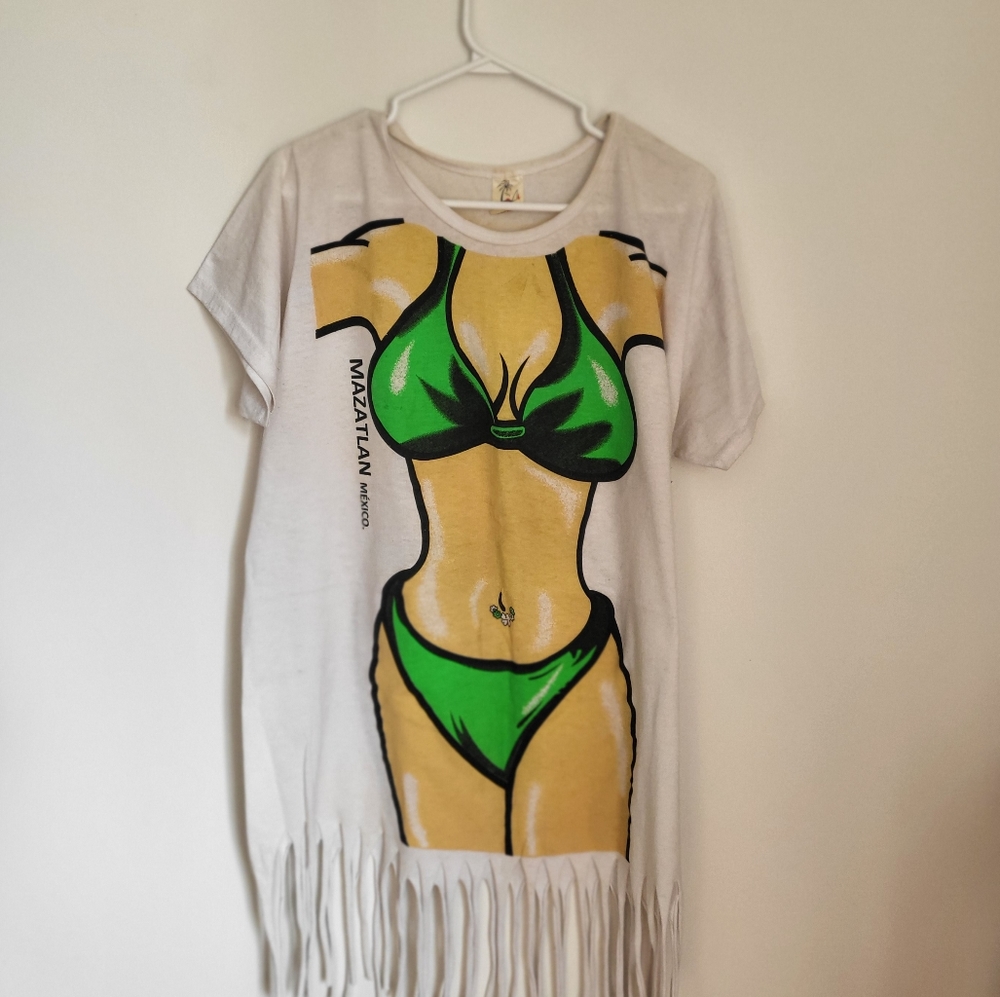 OVERSIZED BIKINI BEACH TEE